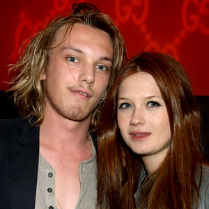 Jamie Campbell Bower, Bonnie Wright Jamie Campbell Bower, Bonnie Wright